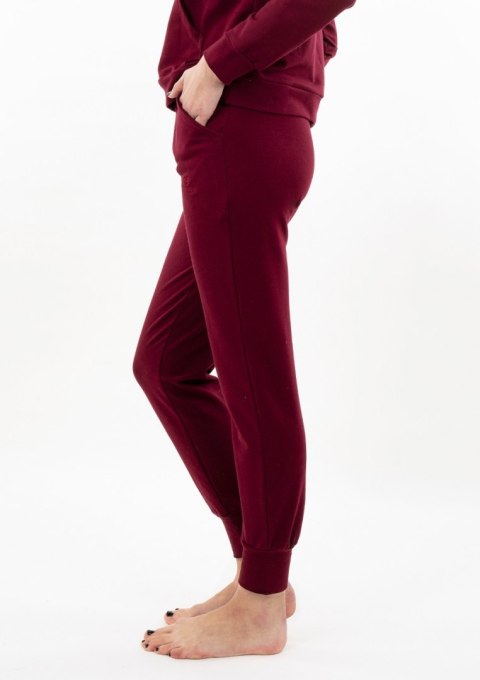 SPODNIE SEATTLE H1 BORDO BAWEŁNA