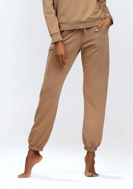 SPODNIE WENEZJA BRĄZ BAWEŁNA