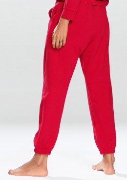 SPODNIE WENEZJA CZERWONY BAWEŁNA