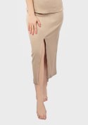 Spódnica DK-K-P2 CAPPUCCINO BAWEŁNA PRĄŻKI