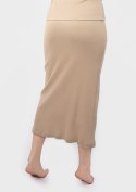 Spódnica DK-K-P2 CAPPUCCINO BAWEŁNA PRĄŻKI