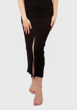 Spódnica DK-K-P2 CZARNY BAWEŁNA PRĄŻKI