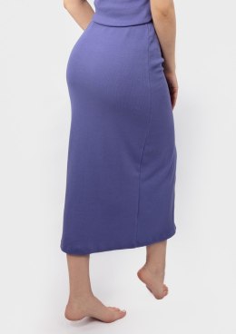 Spódnica DK-K-P2 FIOLET BAWEŁNA PRĄŻKI