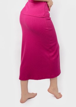 Spódnica DK-K-P2 FUKSJA BAWEŁNA PRĄŻKI