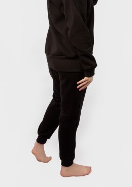 Spodnie DK-K-B1 CZARNY BAWEŁNA GRUBA