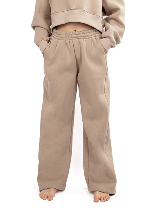 Spodnie DK-K-B17 CAPPUCCINO BAWEŁNA GRUBA