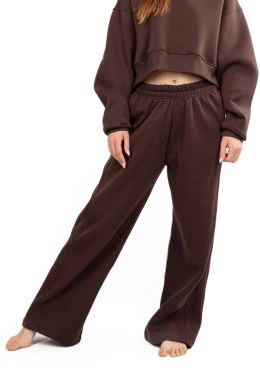 Spodnie DK-K-B17 CZEKOLADA BAWEŁNA GRUBA