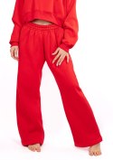 Spodnie DK-K-B17 CZERWONY BAWEŁNA GRUBA