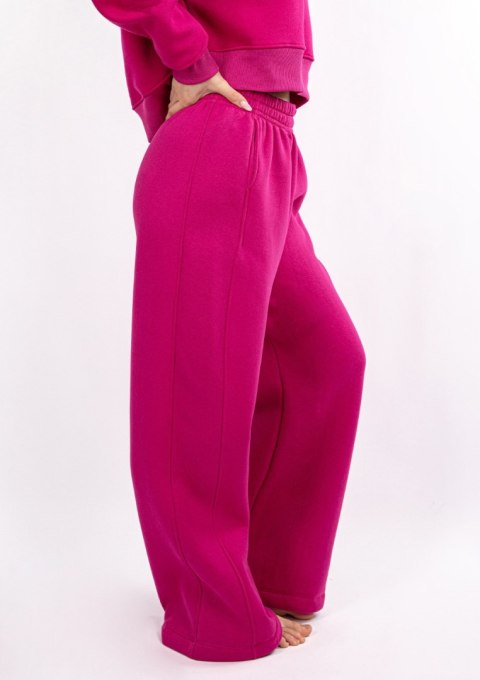 Spodnie DK-K-B17 FUKSJA BAWEŁNA GRUBA