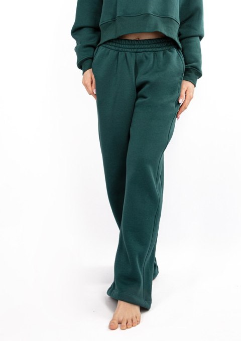 Spodnie DK-K-B17 ZIELEŃ BAWEŁNA GRUBA