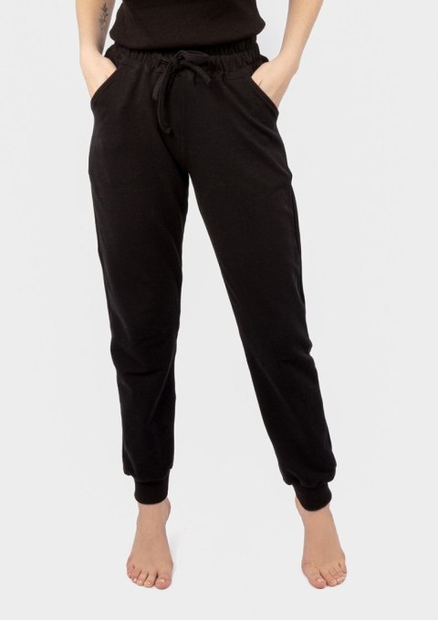 Spodnie DK-K-B5 CZARNY BAWEŁNA