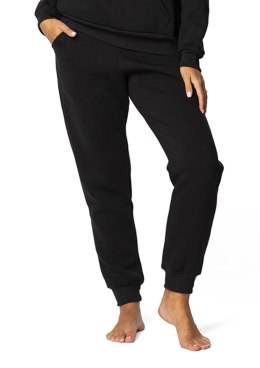 Spodnie DK-K-B6 CZARNY BAWEŁNA GRUBA