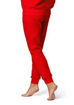 Spodnie DK-K-B6 CZERWONY BAWEŁNA GRUBA