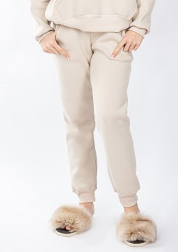 Spodnie DK-K-B6-H1 BEŻ BAWEŁNA GRUBA