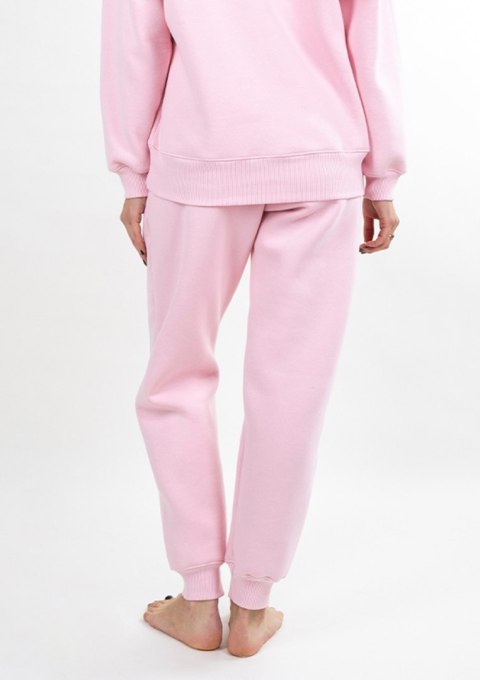 Spodnie DK-K-B6 JASNY RÓŻ BAWEŁNA GRUBA