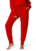 Spodnie DK-K-B7 CZERWONY BAWEŁNA