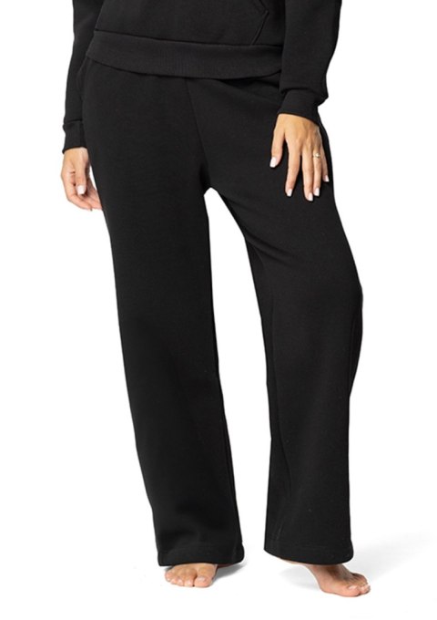 Spodnie DK-K-B9 CZARNY BAWEŁNA GRUBA