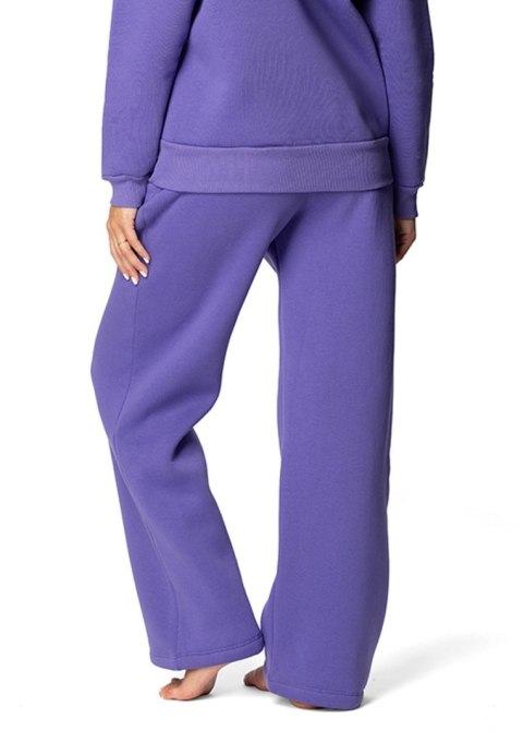 Spodnie DK-K-B9 FIOLET BAWEŁNA GRUBA