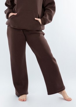 Spodnie DK-K-B9-H1 CZEKOLADA BAWEŁNA GRUBA