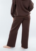 Spodnie DK-K-B9-H1 CZEKOLADA BAWEŁNA GRUBA