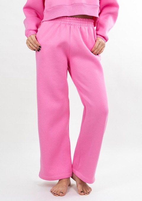 Spodnie DK-K-B9 RÓŻ BAWEŁNA GRUBA