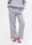 Spodnie DK-K-B9 SZARY BAWEŁNA GRUBA