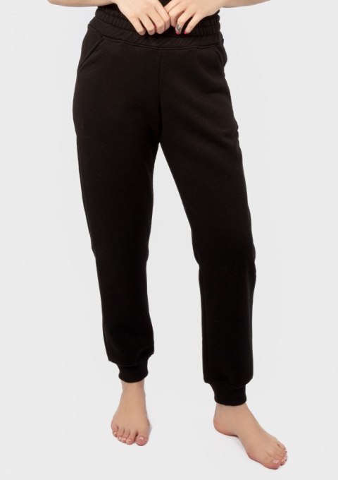 Spodnie DK-K-P3 CZARNY BAWEŁNA GRUBA