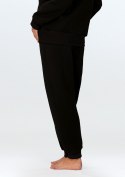 Spodnie Rehema CZARNY BAWEŁNA GRUBA