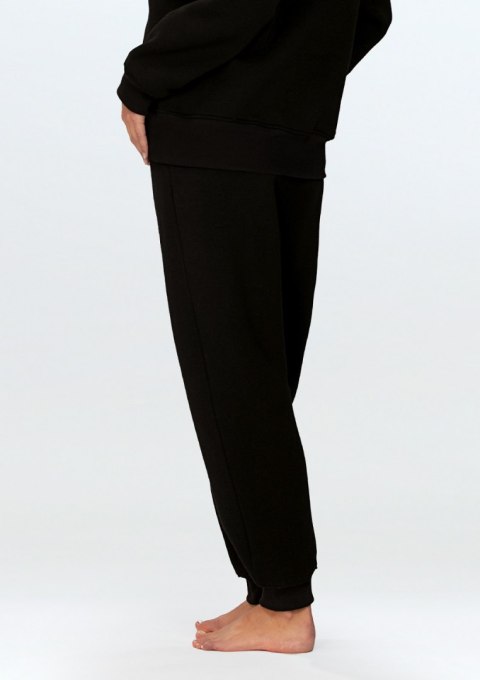 Spodnie Rehema CZARNY BAWEŁNA GRUBA