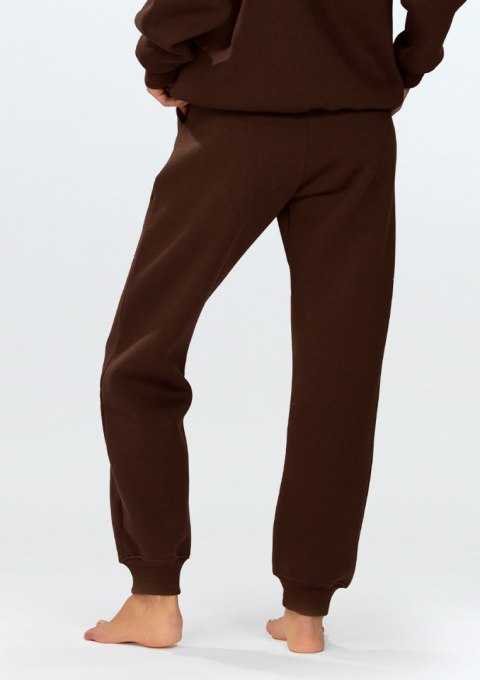 Spodnie Rehema CZEKOLADA BAWEŁNA GRUBA