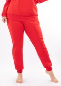 Spodnie Rehema H1 CZERWONY BAWEŁNA GRUBA