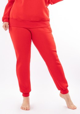 Spodnie Rehema H1 CZERWONY BAWEŁNA GRUBA