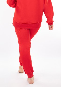 Spodnie Rehema H1 CZERWONY BAWEŁNA GRUBA