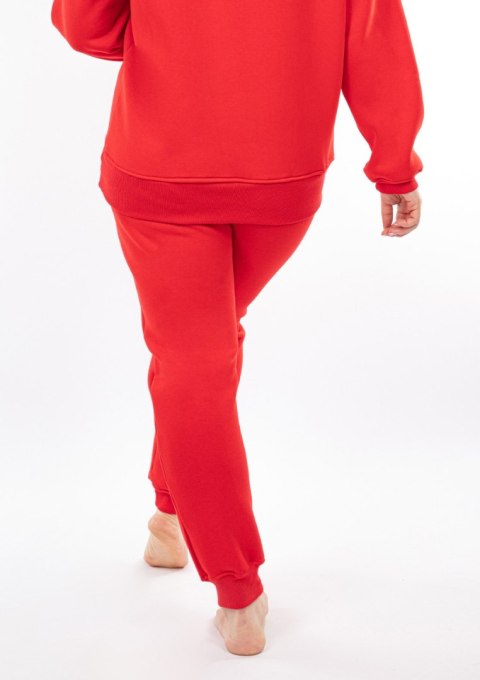 Spodnie Rehema H1 CZERWONY BAWEŁNA GRUBA