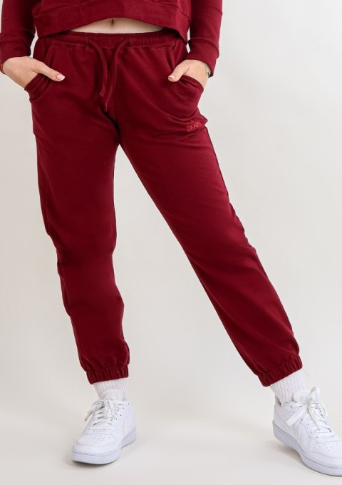 Spodnie Wenezja H1 BORDO BAWEŁNA