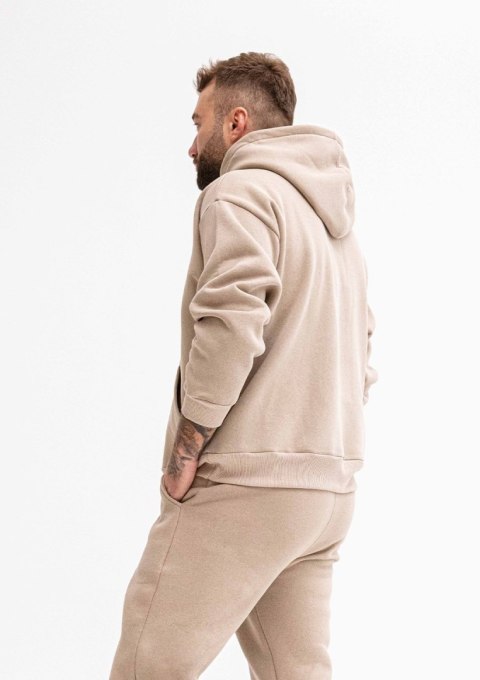 Bluza DK-K-B14 męska CAPPUCCINO BAWEŁNA GRUBA