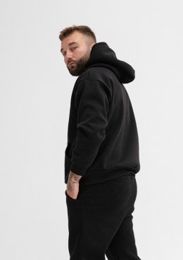 Bluza DK-K-B14 męska CZARNY BAWEŁNA GRUBA