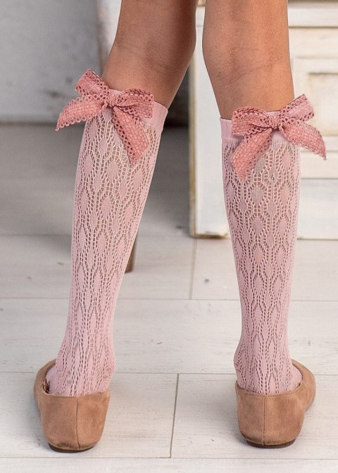 PODKOLANÓWKI KNITTEX LACEY AŻUROWE