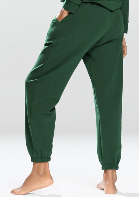 SPODNIE WENEZJA ZIELONY BAWEŁNA