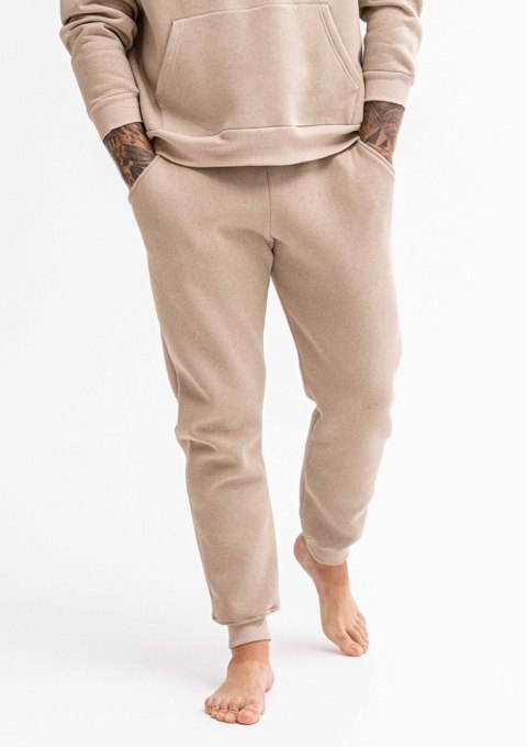 Spodnie DK-K-B14 męska CAPPUCCINO BAWEŁNA GRUBA