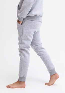 Spodnie DK-K-B14 męska SZARY BAWEŁNA GRUBA