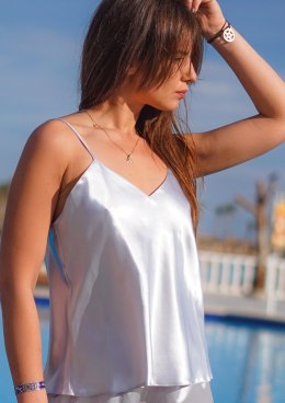 TOP SATYNOWY KAREN SATYNA SREBRNY