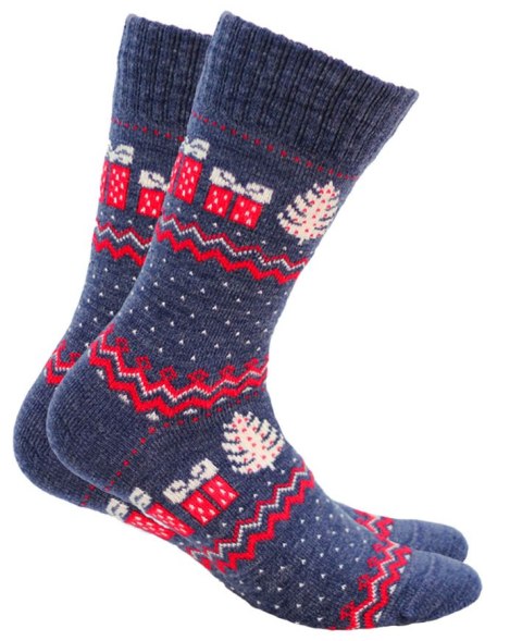 1 SKARPETY WOLA ACRYL/WEŁNA ŚWIĄTECZNE WZ 964 PROMO