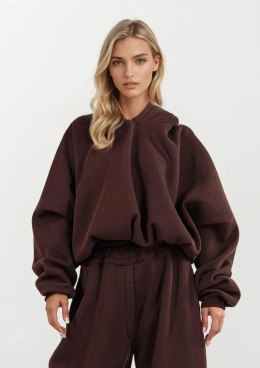 Bluza DK-K-B27 CZEKOLADA BAWEŁNA GRUBA