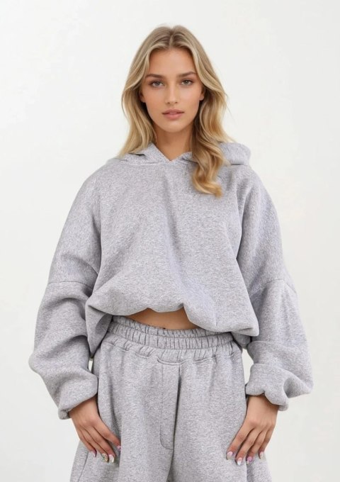 Bluza DK-K-B27 SZARY BAWEŁNA GRUBA