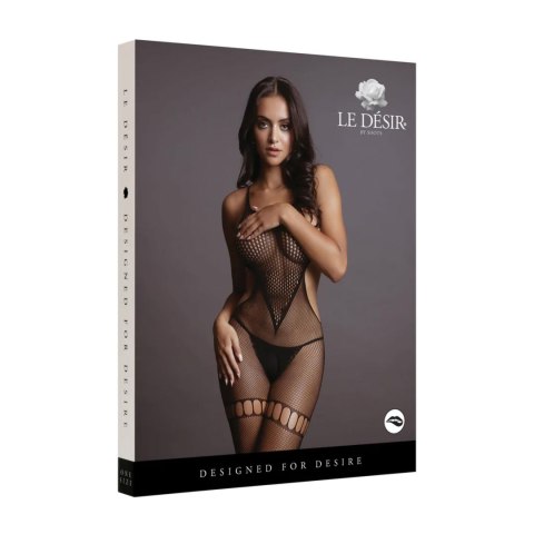 Net High Neck Bodystocking - One Size