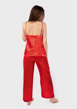 KOMPLET IGA SATYNA CZERWONY