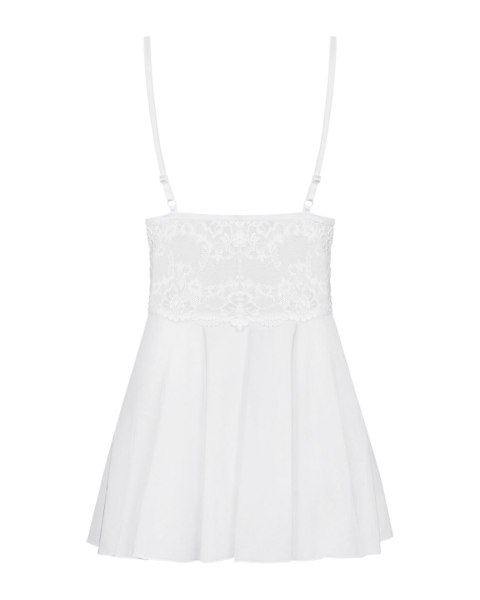 810-BAB-2 babydoll i stringi biała