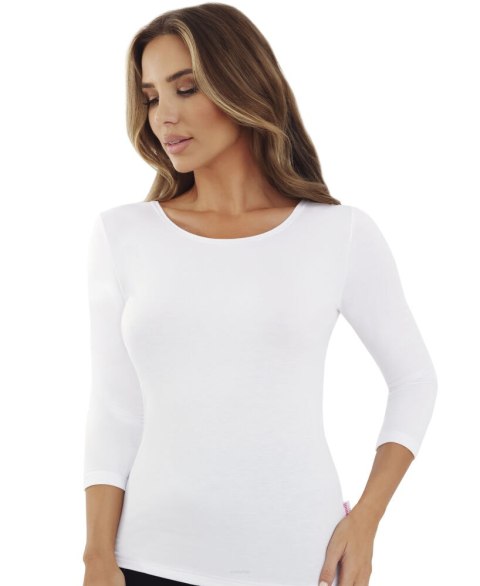 BLUZKA EMILI INA PLUS BIAŁY