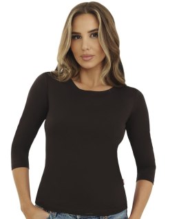 BLUZKA EMILI INA PLUS BRĄZOWY